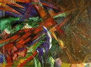 Franz Marc The Fate of the Animals, 1913 USA oil painting artist